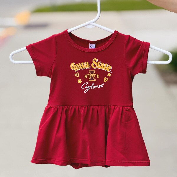 ZooZatz Infant Iowa State Cardinal Dress Onesie